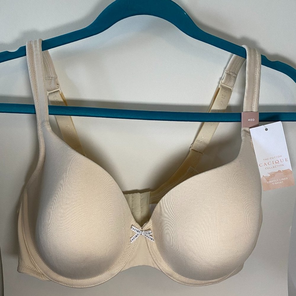 Lane Bryant Cacique Cream Bra